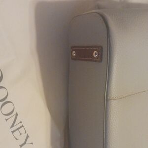 Dooney & Bourke Light Gray Leather Tote